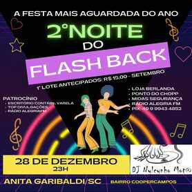 NOITE DO FLASH BACK