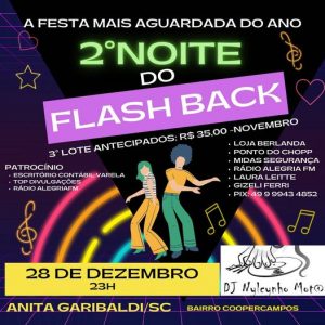 NOITE DO FLASH BACK